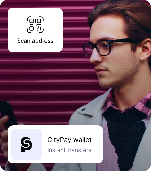 CityPay-ის მომხმარებელი საფულიდან მყისიერ გადარიცხვას ასრულებს